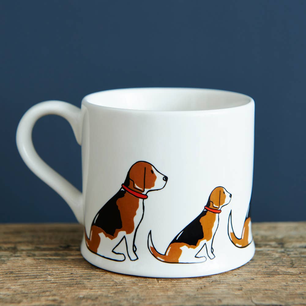 Sweet William Designs - Wholesale Coffee Mug - Mischievous Mutts Dog Mug - Beagle1