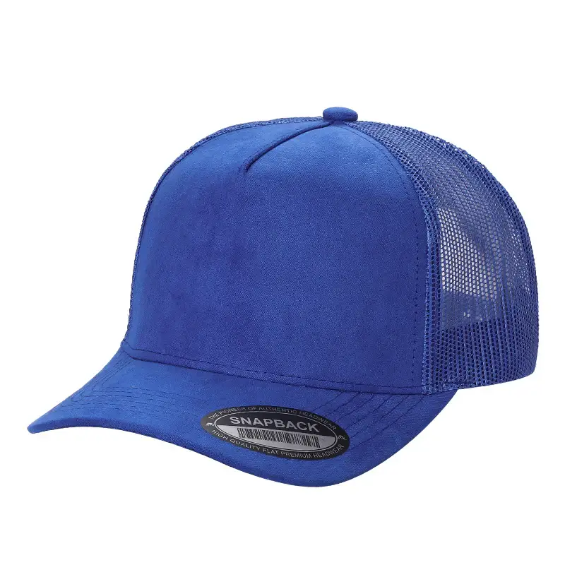 Burzip collection - Wholesale Trucker Hat - Unisex - TC2-PC>5PANEL SUEDE FRONT AND MESH BACK CAPS SUM PREPACK  13