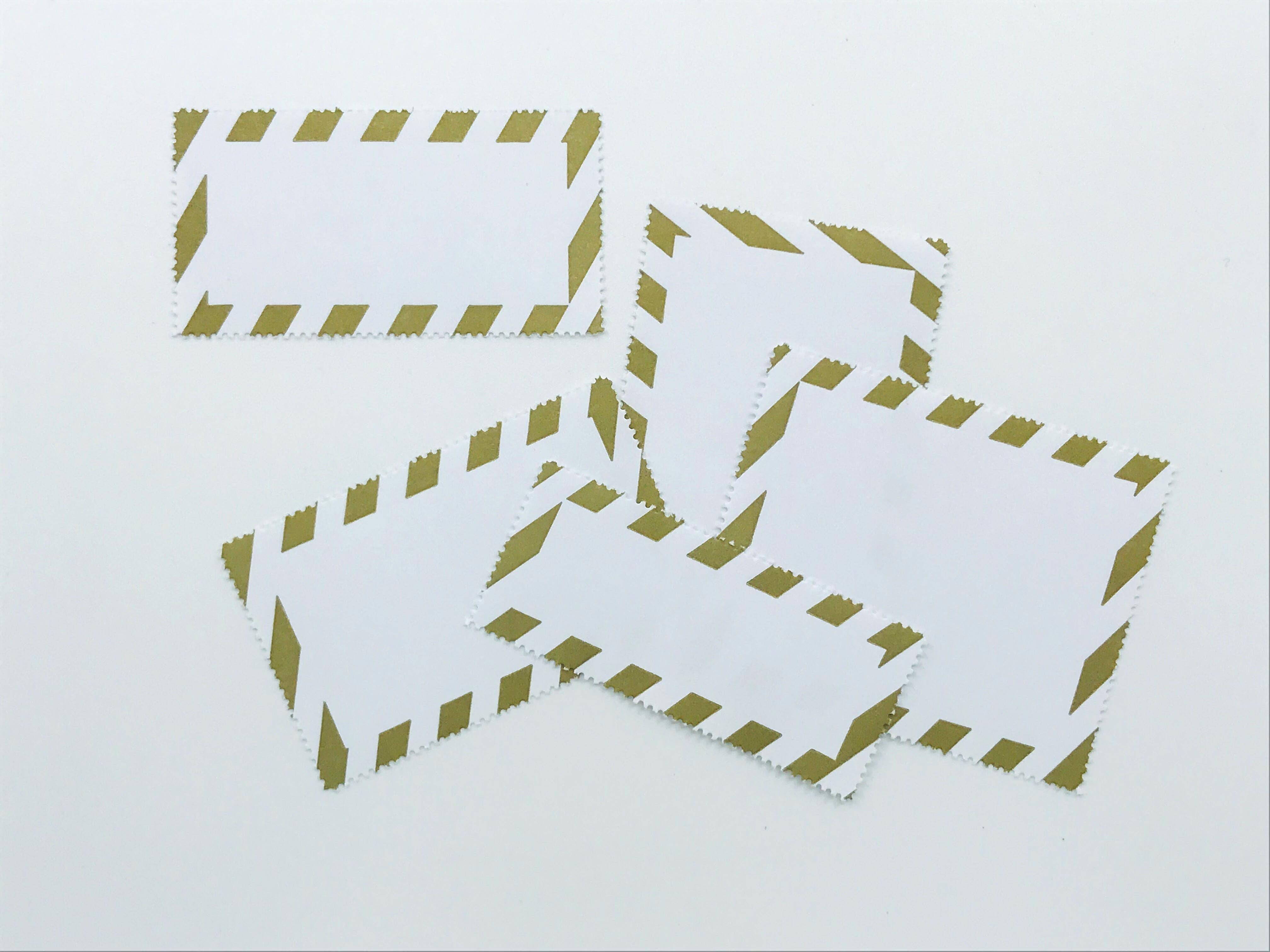 The Portland Stamp Company - Wholesale Gift Tag Label - Blank Labels — Flight, Gold1