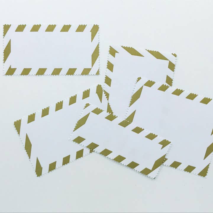 The Portland Stamp Company - Wholesale Gift Tag Label - Blank Labels — Flight, Gold1