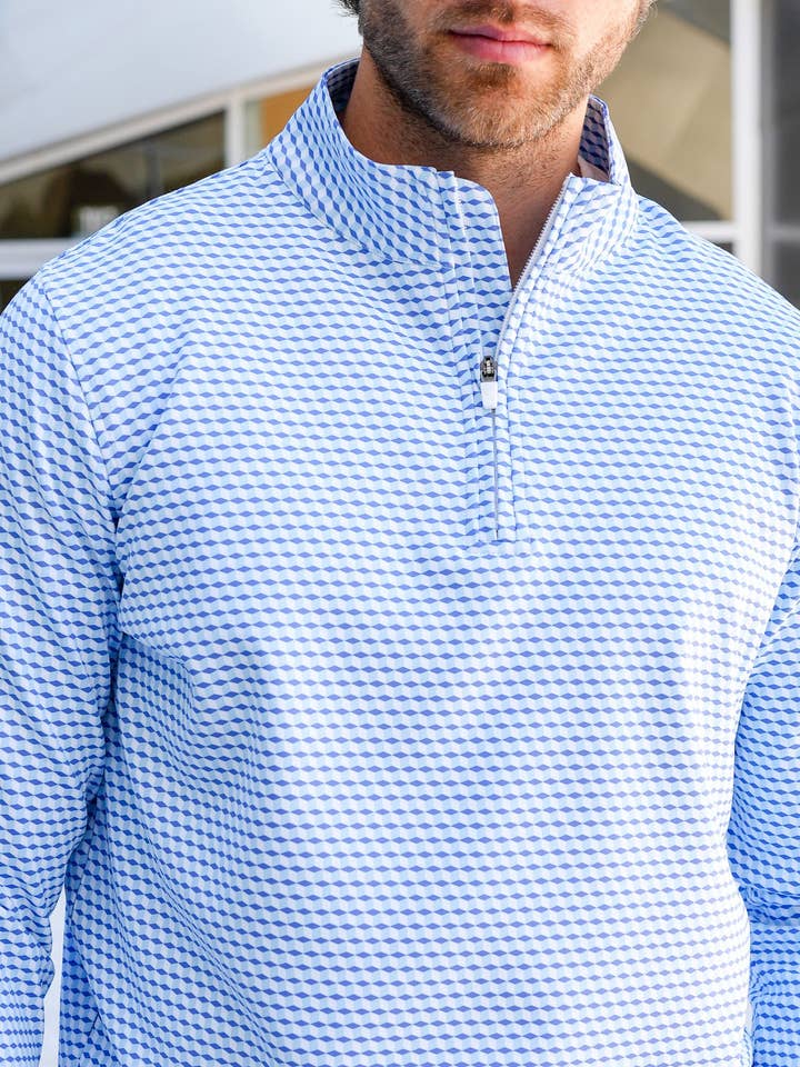 USA Palm - Wholesale Sweatshirt - Unisex - Cloud 1/4 Zip55