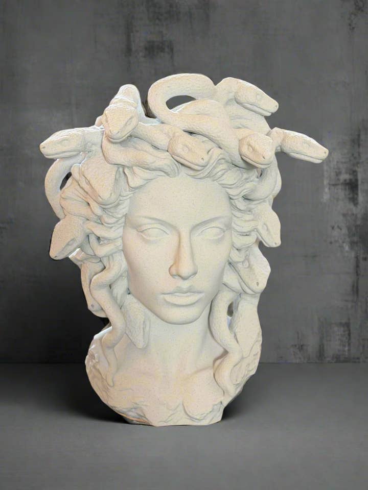 Medusa Bust Planter for wholesale by Genetic Designs