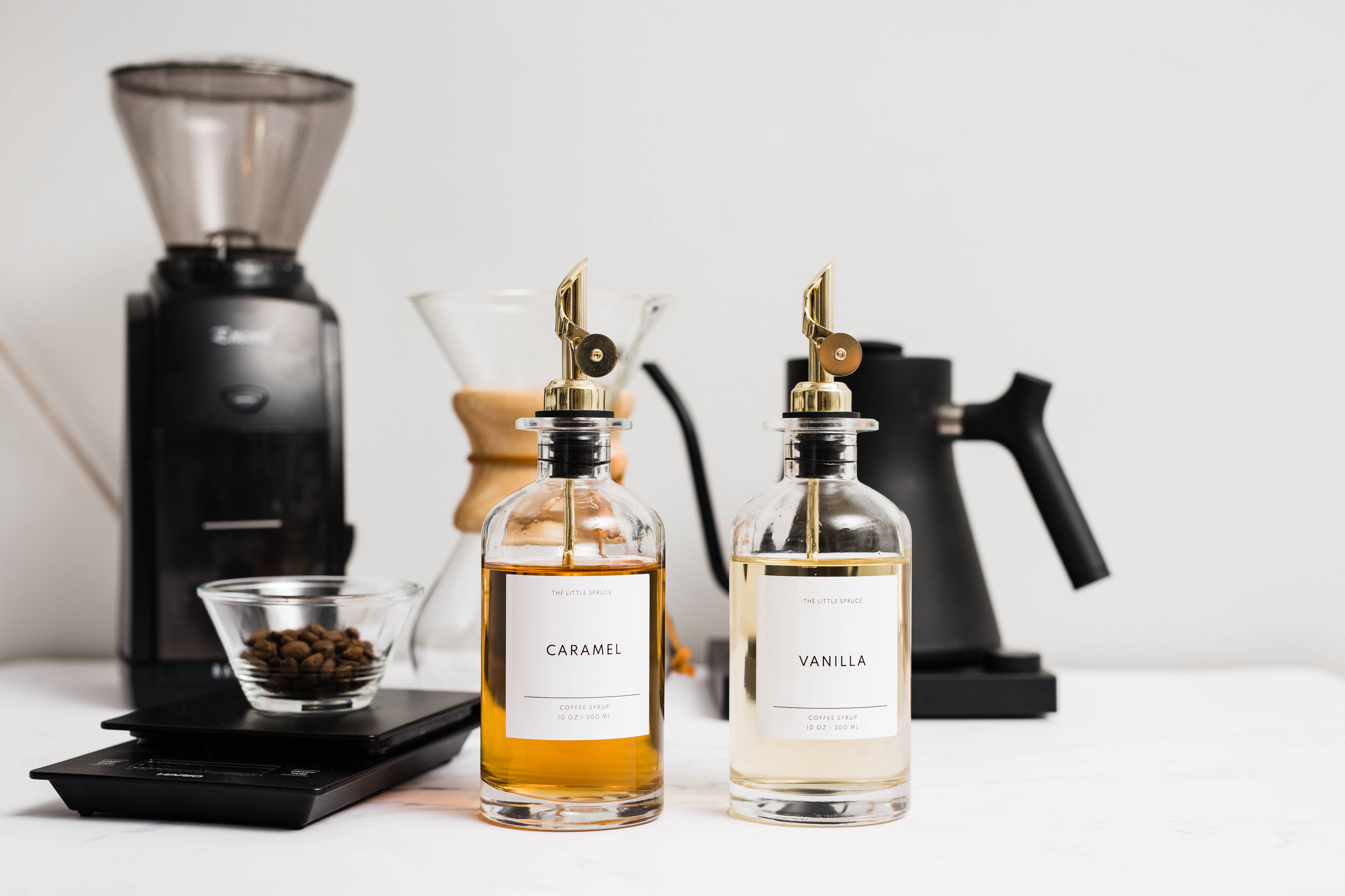 The Little Spruce Home - Wholesale Gift Bag Set/Pack - Coffee Syrup Dispenser Gift Set1