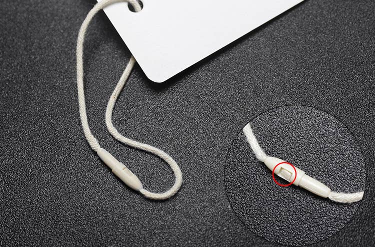 ByHome - Wholesale Gift Tag - 100pcs, 8" Reusable beige cotton string fasteners for tag2