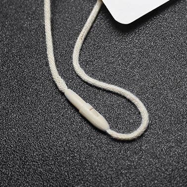 ByHome - Wholesale Gift Tag - 100pcs, 8" Reusable beige cotton string fasteners for tag2