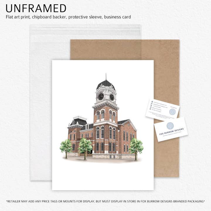 Fox Burrow Designs - Wholesale Art Print - Fiction Inspired - Vampire's Clocktower4