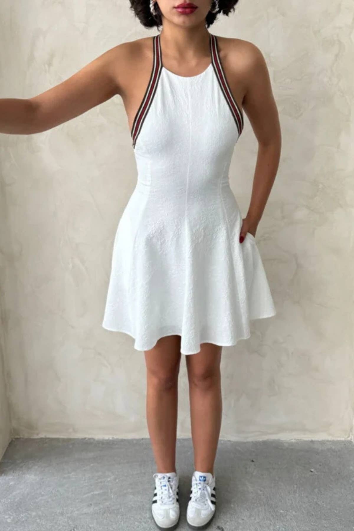 My 9Teen - Wholesale Athletic Dress - Women's - Athletic Crossed Back Dress3
