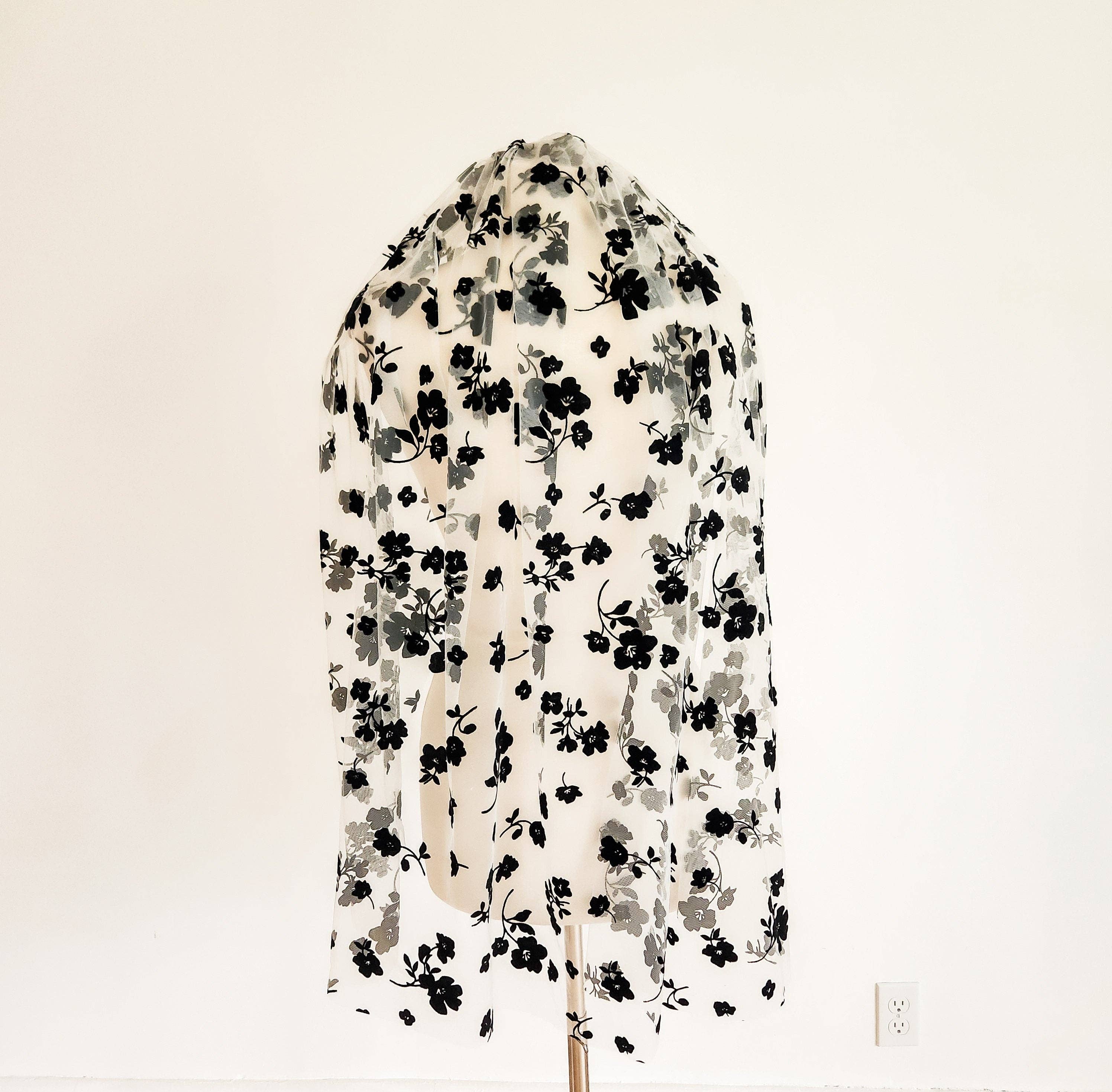 Lovesick Rebel - Wholesale Veil - Women's - The Flora Noir Veil4