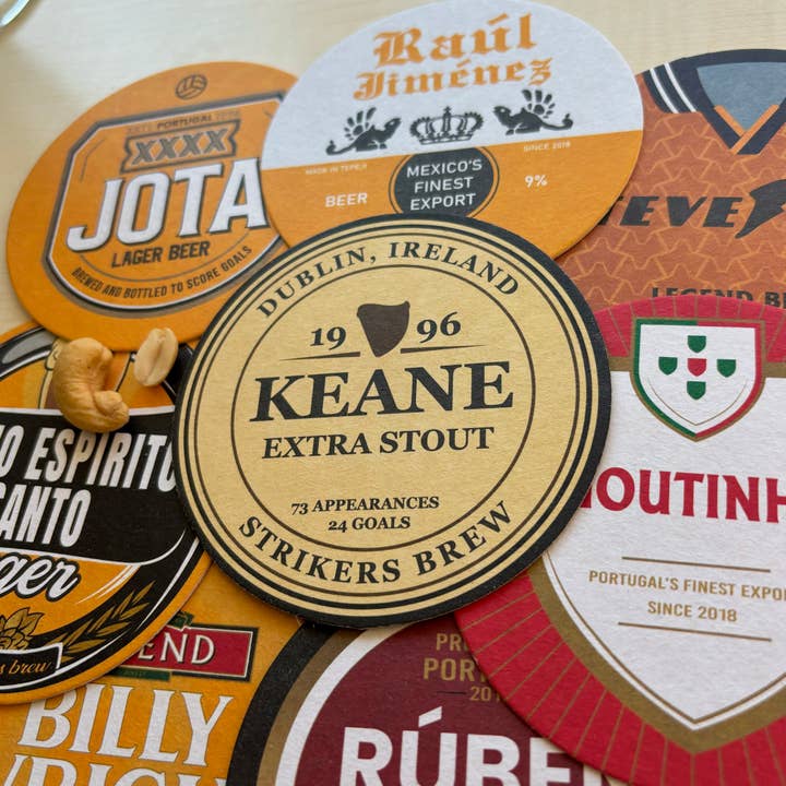 Half Time Club – wholesale Coasters – Wolves Beer Mats (8-Pack)4