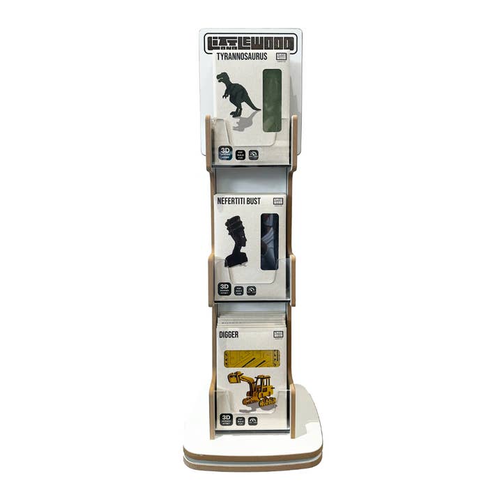 POS Display - 6 SKU Counter Spinner for wholesale by LITTLE AND WOOD