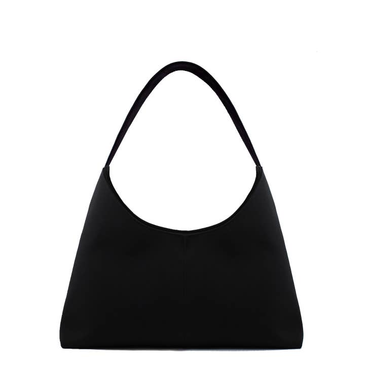 Reliée Studio - Wholesale Shoulder Bag - Women's - Maxi Bea moon bag in burgundy red, taupe or black5