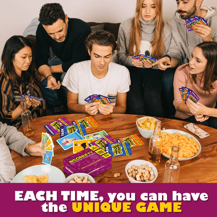QUOKKA - Wholesale Card Game - Insobriety Fun Party Game for Adults | You Laugh You Loose