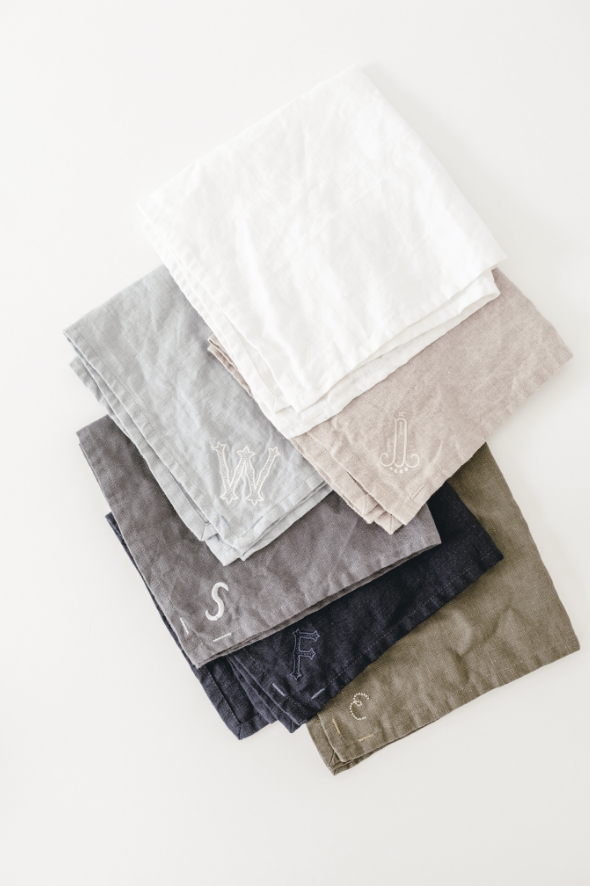 Heirloomed Collection – Guardanapo e pano de jantar por atacado – Guardanapo de jantar de linho de lembrança4