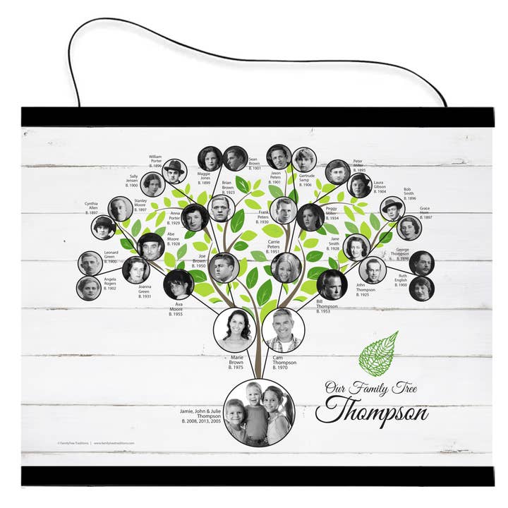 FamilyTree Traditions LLC - Wholesale Wall Accent - Ancestor Family Tree Hanging Wall Art
