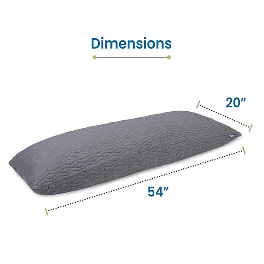 SLEEPSIA Llc - Wholesale Bedding Pillow - Sleepsia Shredded Memory Foam Full Body Pillow