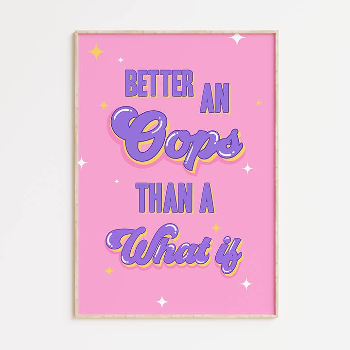 Beter een oeps-afdruk voor wholesale door Howrad Studios