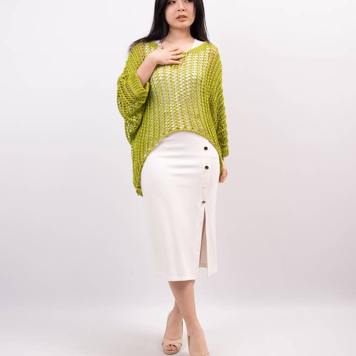 Cecile Wang - Wholesale Knit Sweater - Women's - MT8013-2 crochet knit sweater3