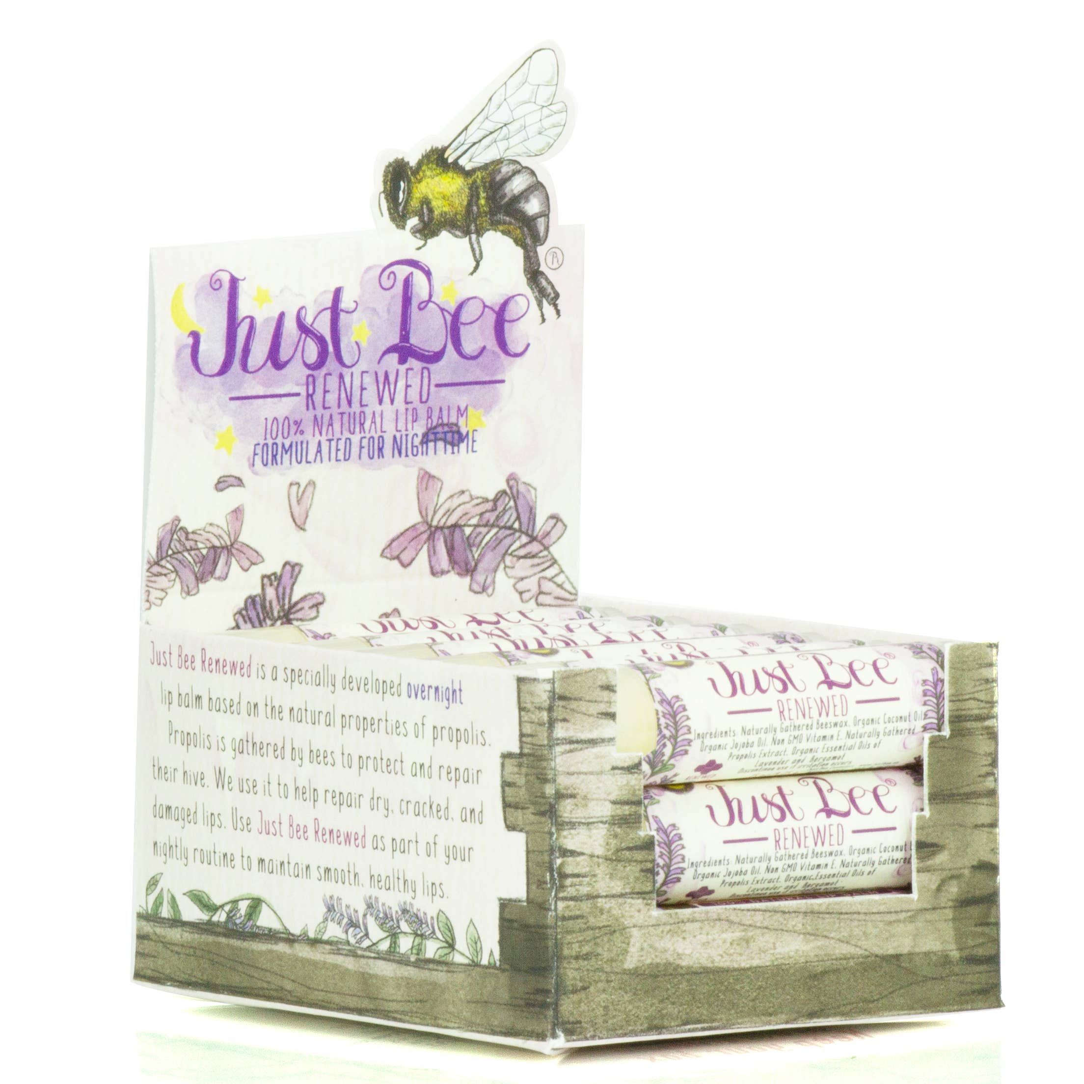 Just Bee - Wholesale Lip Balm - Just Bee Renewed Lip Balm - Lavender7