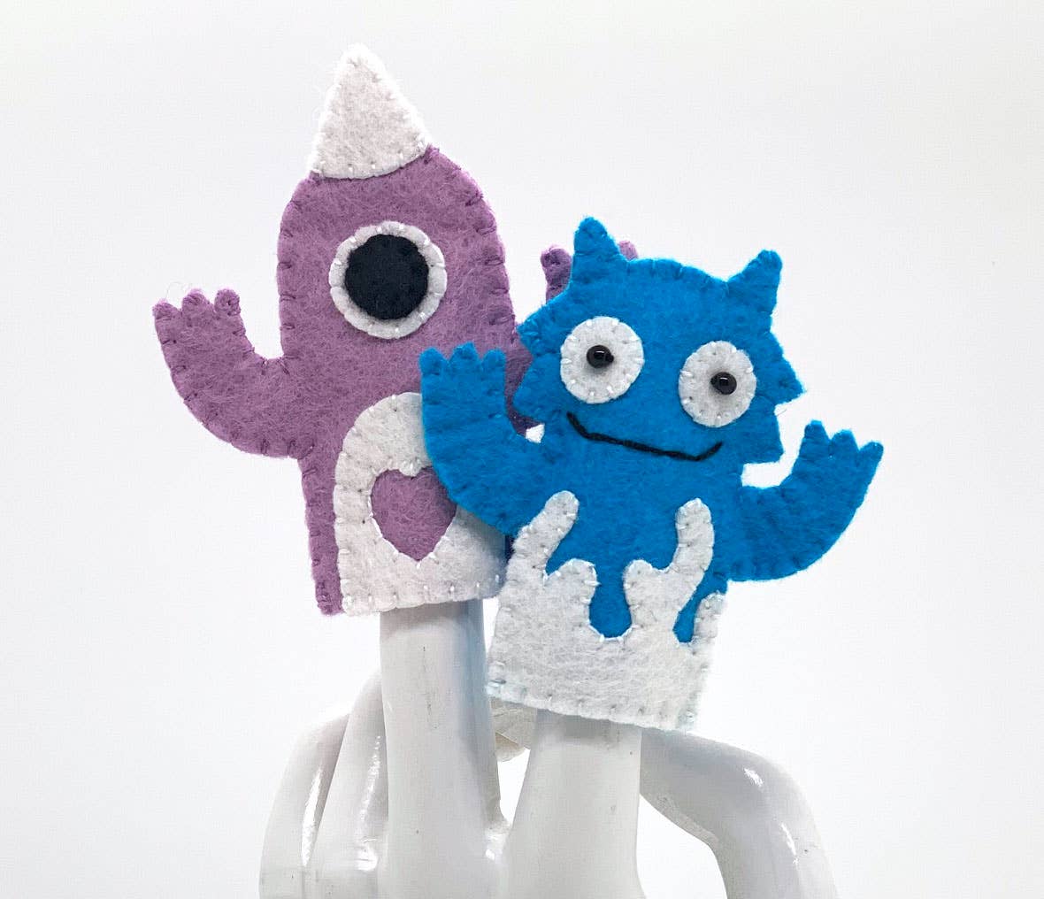 Lumpy Buttons - Wholesale Finger Puppet - Kids & Baby - Monster Felt Finger Puppet1