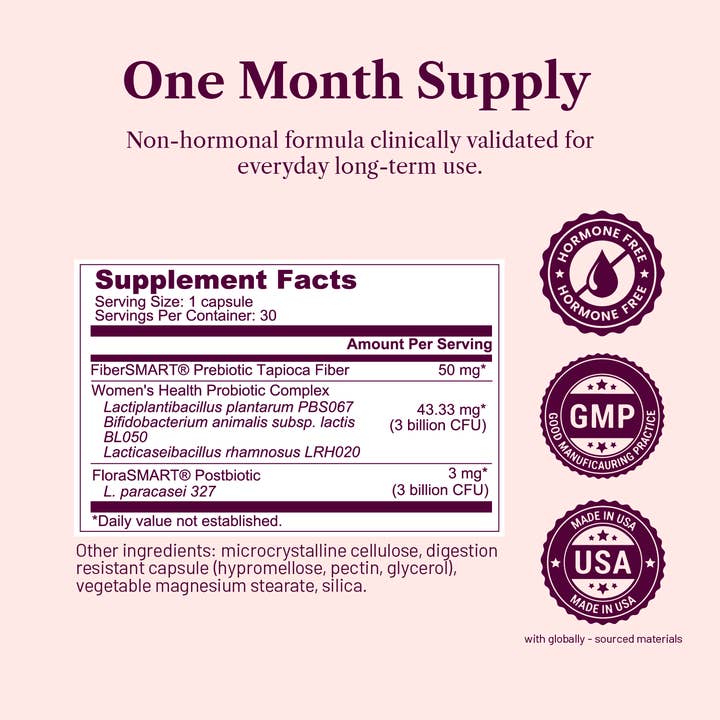 SEASON34 - Wholesale Oral Supplement/Vitamin - Menopause Microbiome Foundation – Vaginal Balance, pH & Odor6