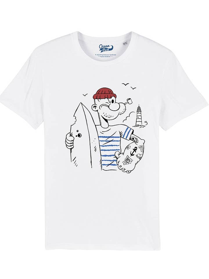 Popeye Surfer T-shirt for wholesale by Ocean Park