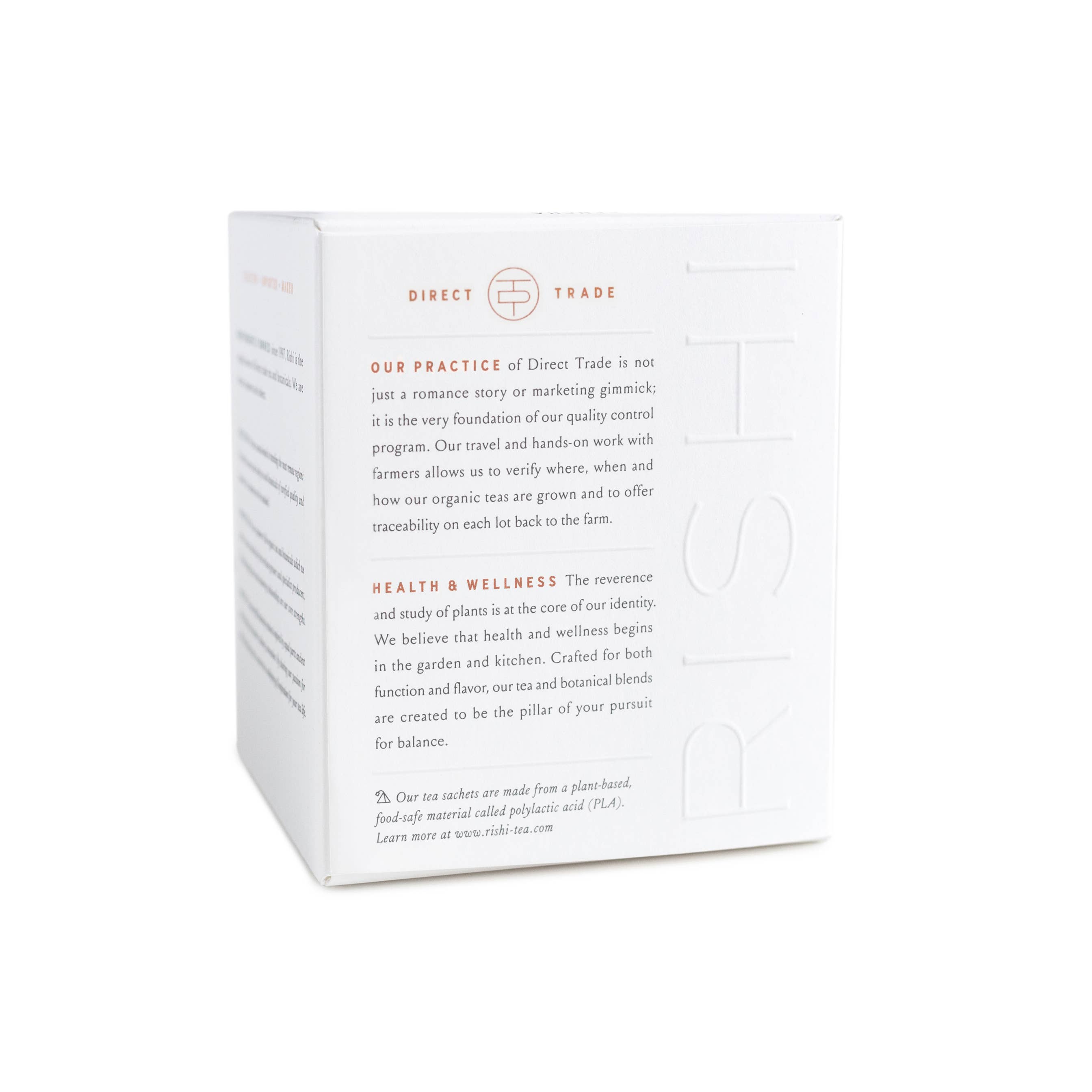 Rishi Tea & Botanicals - Wholesale Tea Bags - Peach Hibiscus Green Organic Green Tea Blend Sachets3