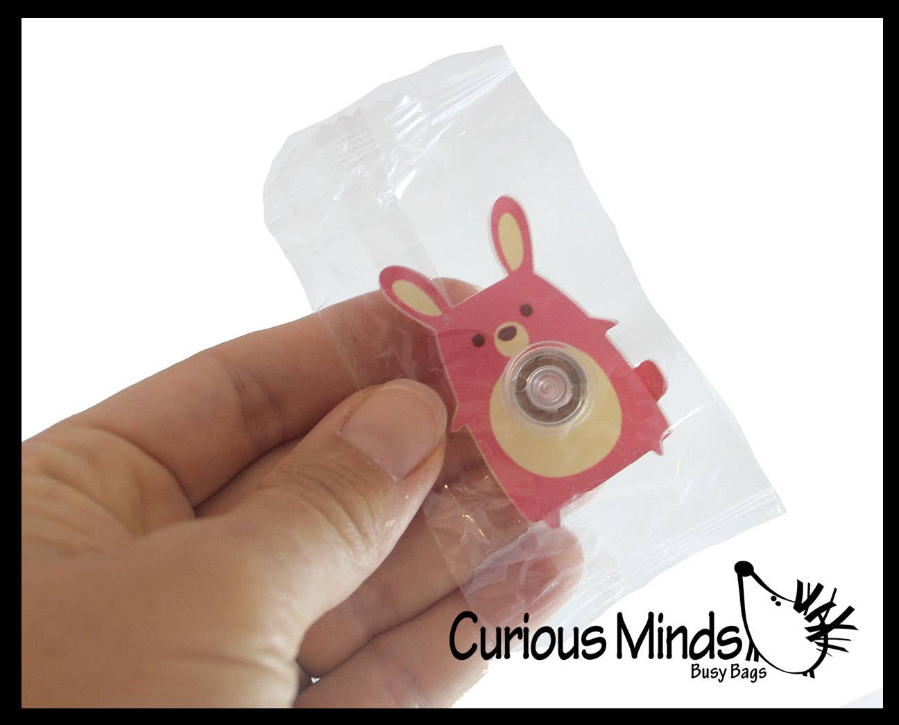 Curious Minds Toys - Vente Fidget/jouet anti-stress – enfant - 1 Mini toupie anti-stress adorable à thème animal - Fête mignonne6