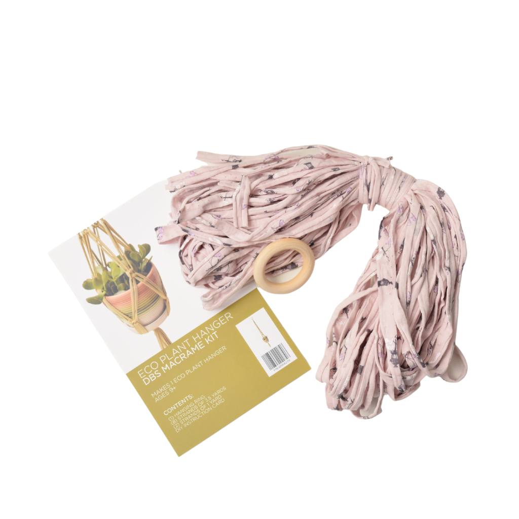 Shreds + rerope - Wholesale DIY Craft Kit - Eco DIY Macrame Plant Hanger Kit21