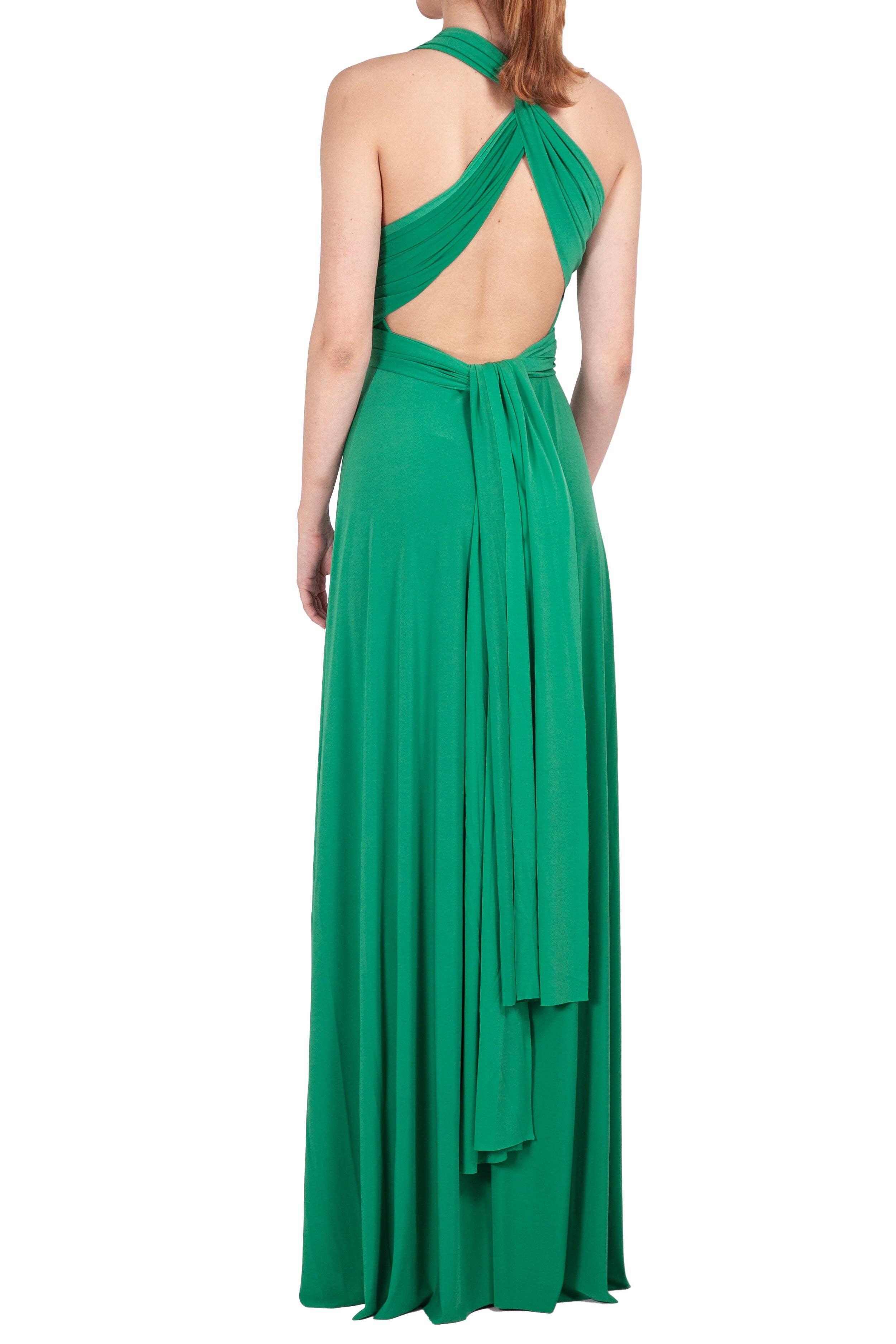 Wholesale MAXI INFINITY DRESS KELLY GREEN for your store Faire