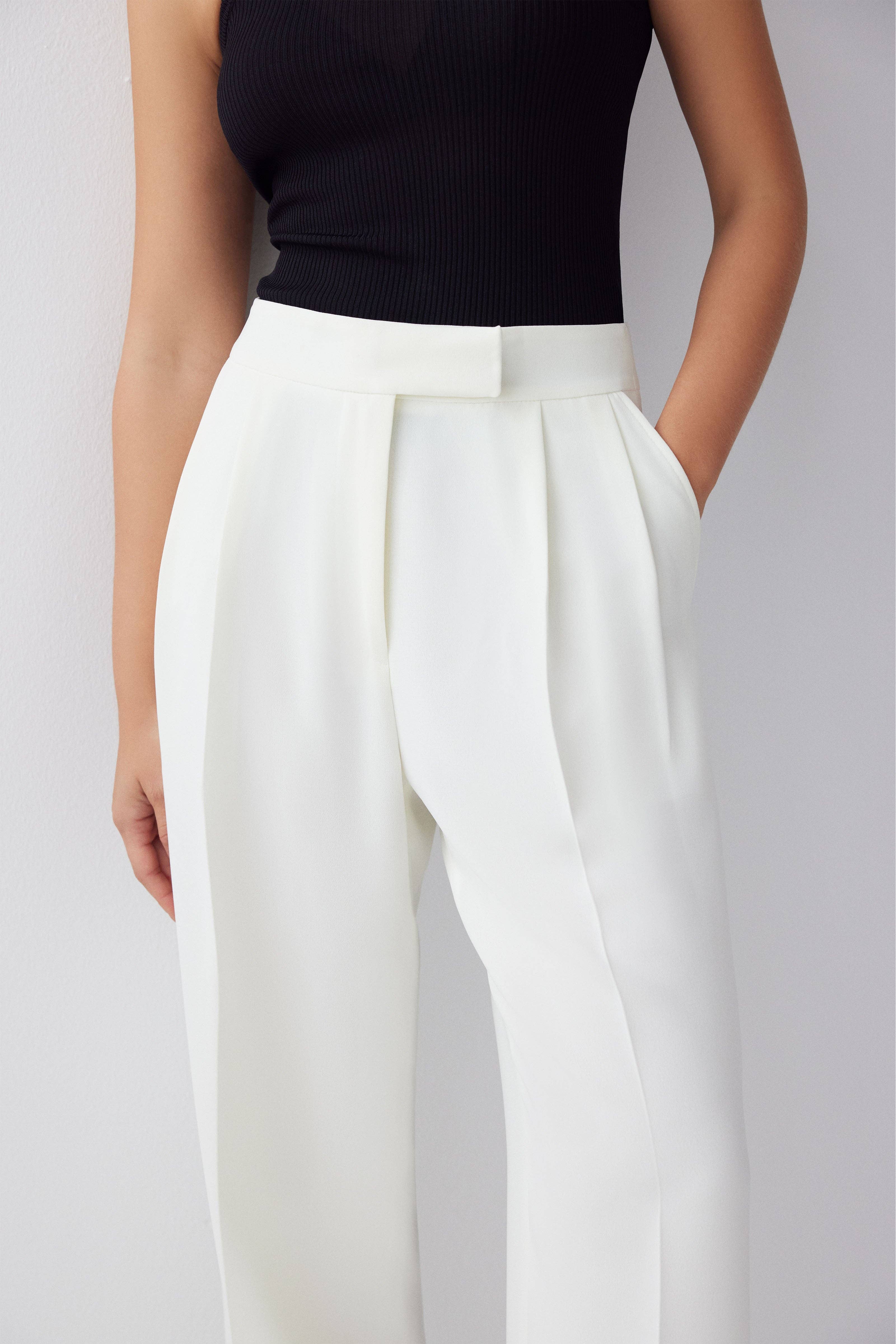 Le Cle – Großhandel Hose – Damen – Rêver Hose | Hoch taillierte Hose3