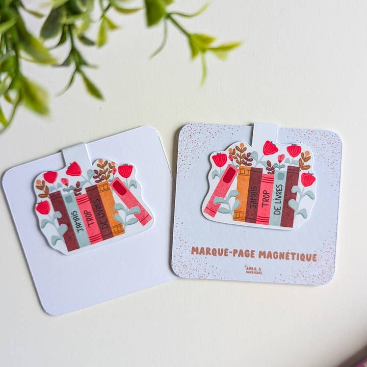 Avril & Novembre – wholesale Bokmärke – Magnetiskt Bokmärke - Aldrig för många böcker3