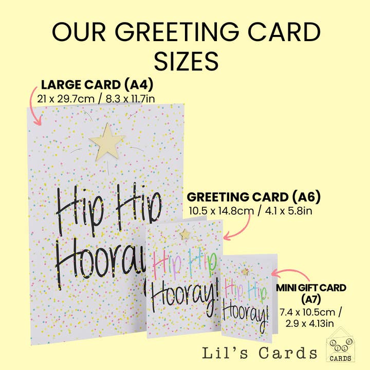 Lil's Cards - Wholesale Goodbye Card - Goodbye From all of Us Large Farewell A4 Card3