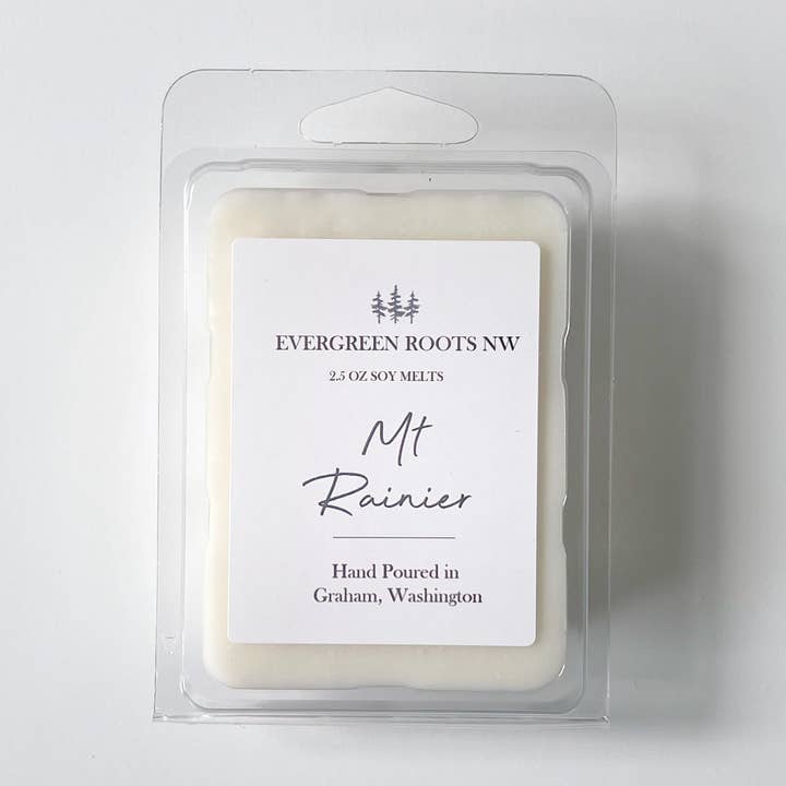 Mt Rainier - 2.5oz Wax Melt for wholesale by Evergreen Roots NW