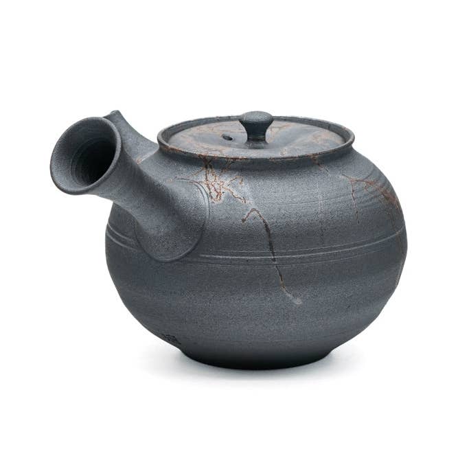 Tezumi - Vente Théière - Kyusu japonais - 藤田徳太 Fujita Tokuta - Théière Mogake Tokoname grise - 300 ml3