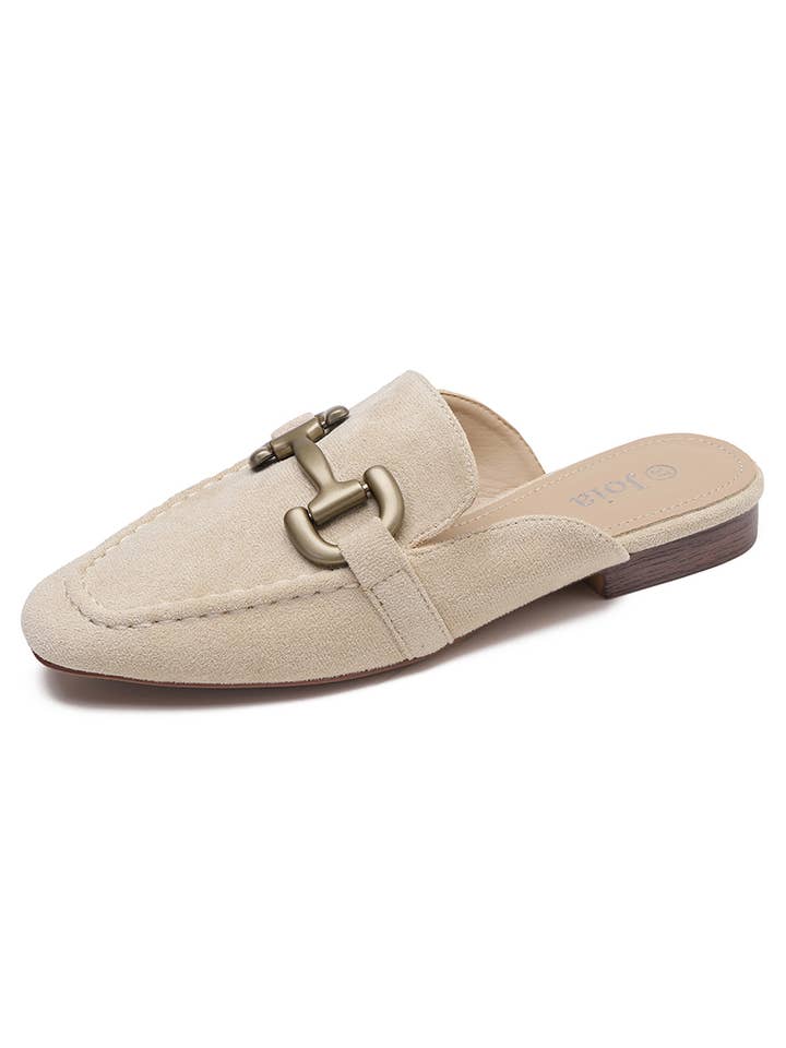 Joia Paris - Wholesale Mules - Women's - Slip-on mule with gold buckle H8-800