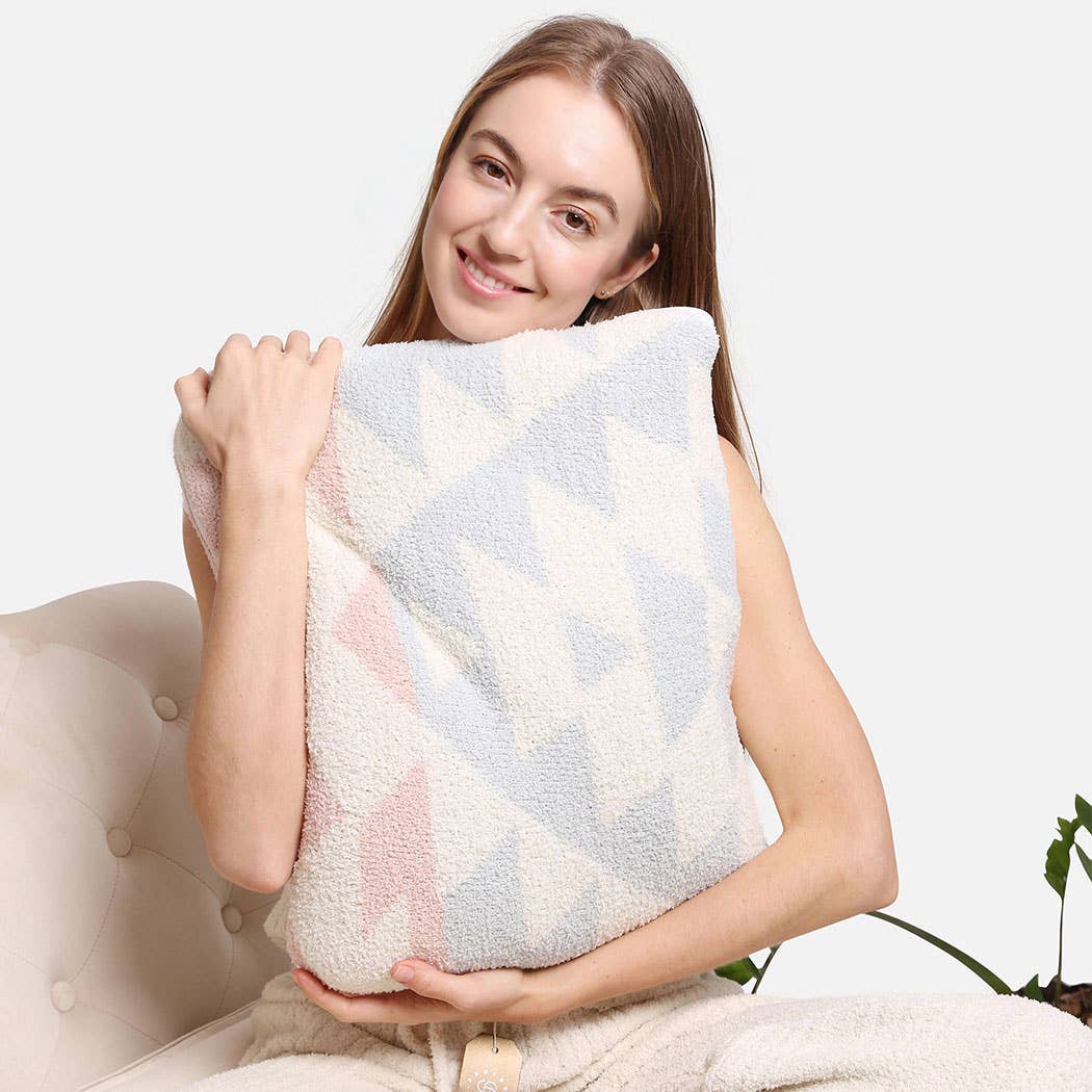 Fashion City - Wholesale Decoratiedeken - 2 in 1 Boho Tribal Print Sierdeken en kussen12