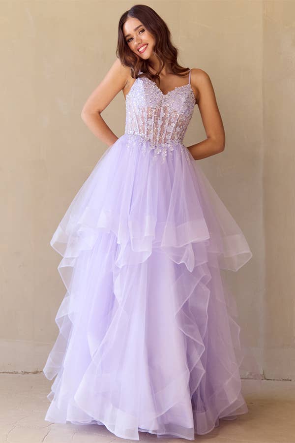 Babyfox Apparel – Großhandel Abendkleid – Damen – Ärmelloses Bustier-Illusion-Top A-Linien-Kleid11