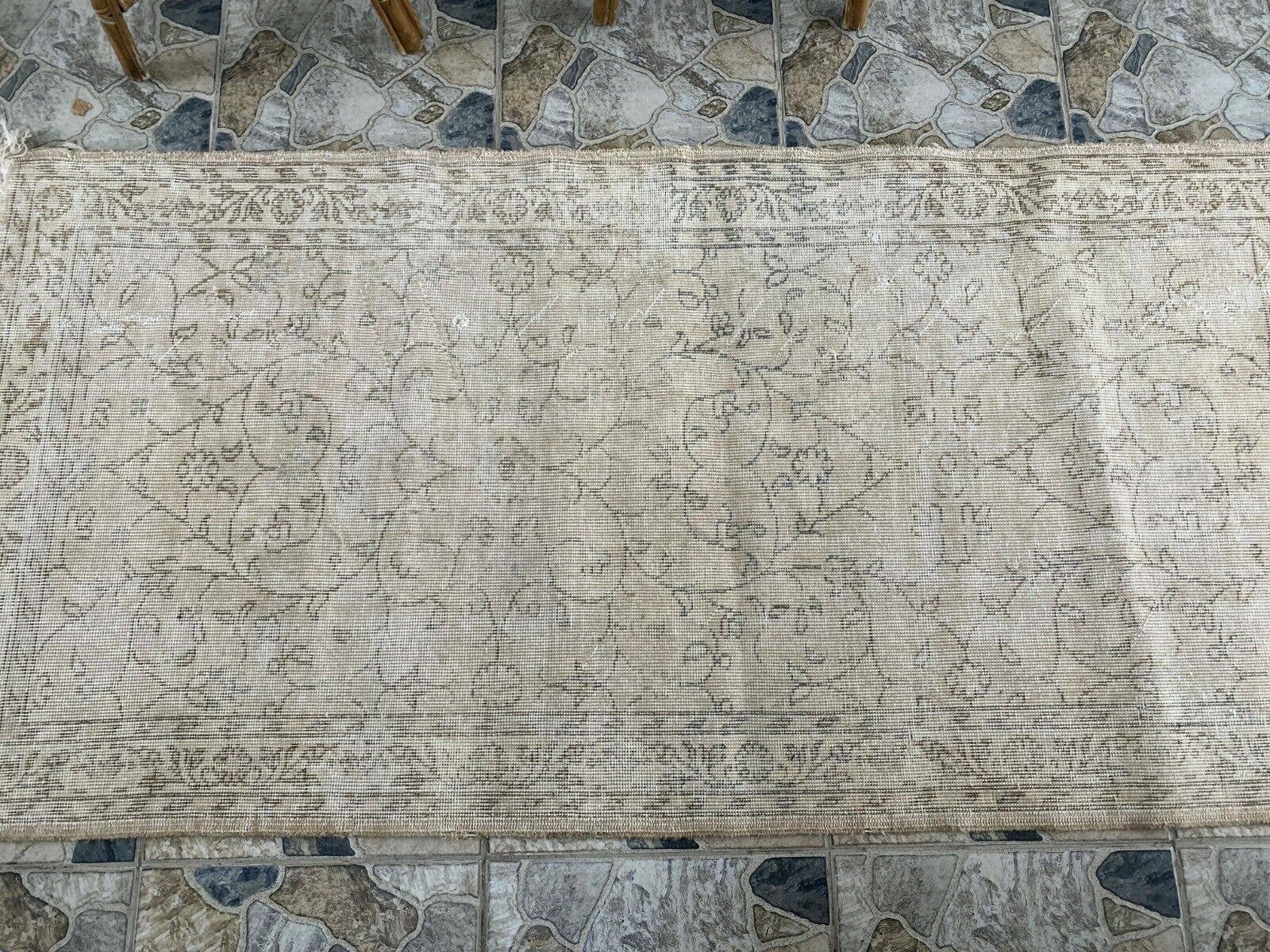 Oushak Rugs - Vendita all'ingrosso Tappeto - Tappeto Oushak Geometrico Vintage in Lana Turca Fatto a Mano6