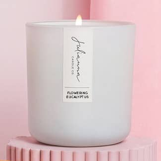 Flowering Eucalyptus | Eucalyptus + Lavender + Jasmine for wholesale by Julianna Candle Co.