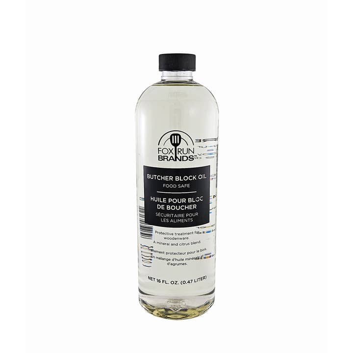 Fox Run Brands - Wholesale Floor Cleaner - Fox Run Butcher Block Oil, 16 Oz