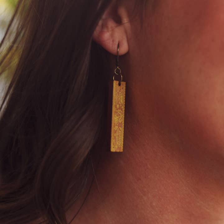 Butterflies and Banjos - Wholesale Dangle Earrings - Among the Wildflowers