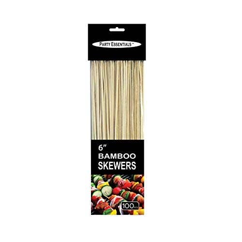Party Expo, LLC – wholesale Cocktail pick – 6" Bamboo Skewers (100ct)1