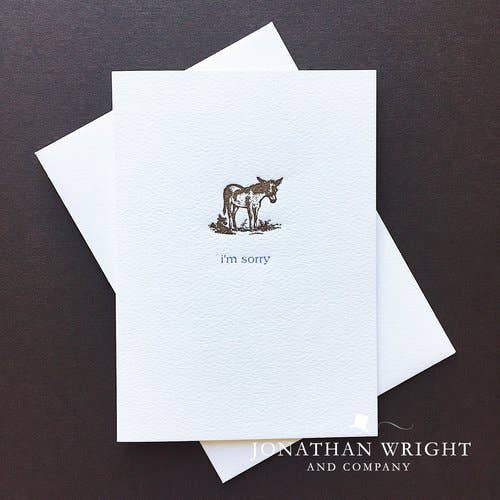 Donkey - I'm Sorry Boxed Set of 6 for wholesale by Jonathan Wright and Company