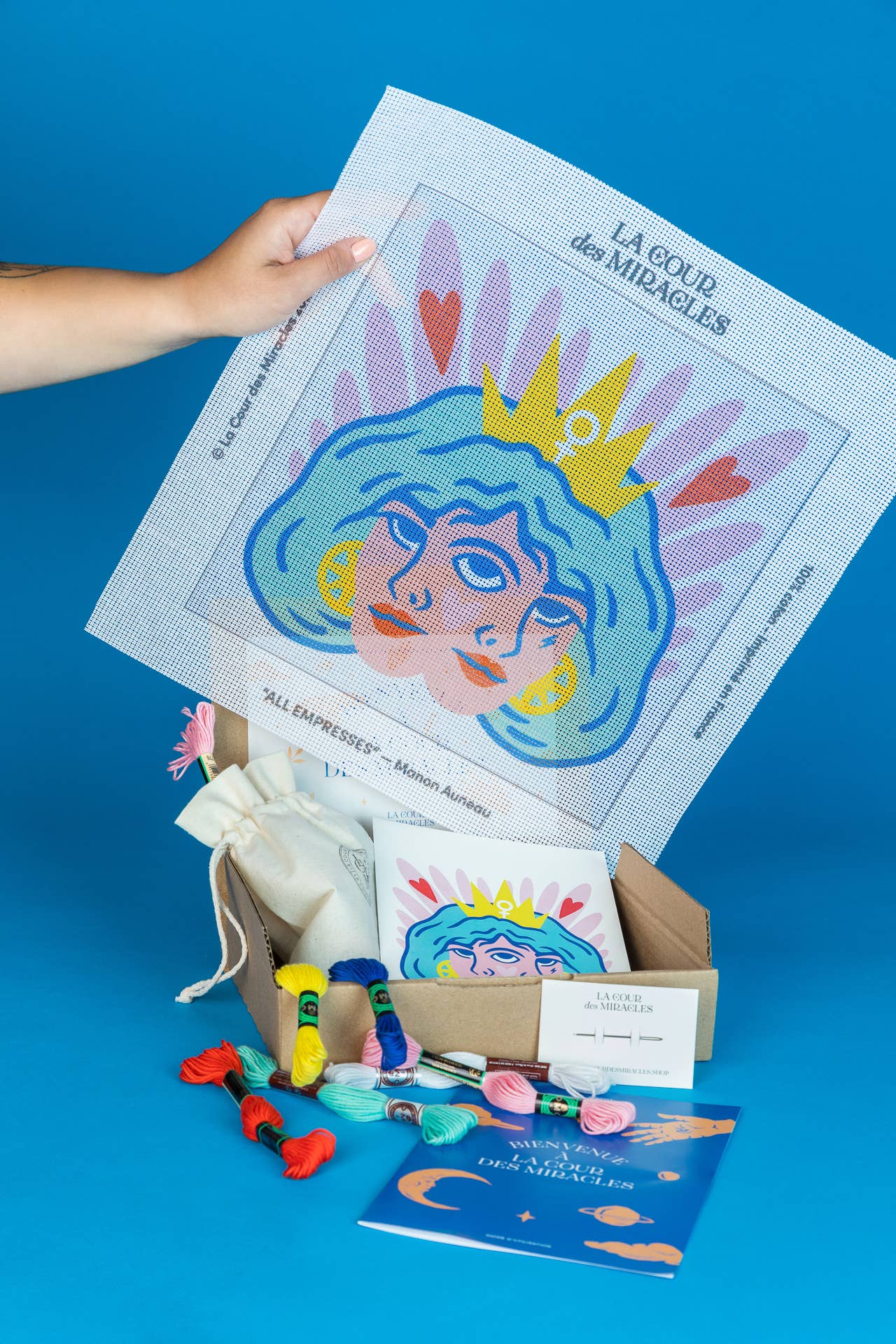 La Cour des Miracles - Wholesale Embroidery/Cross Stitch Supplies - All Empresses Canvas Kit1