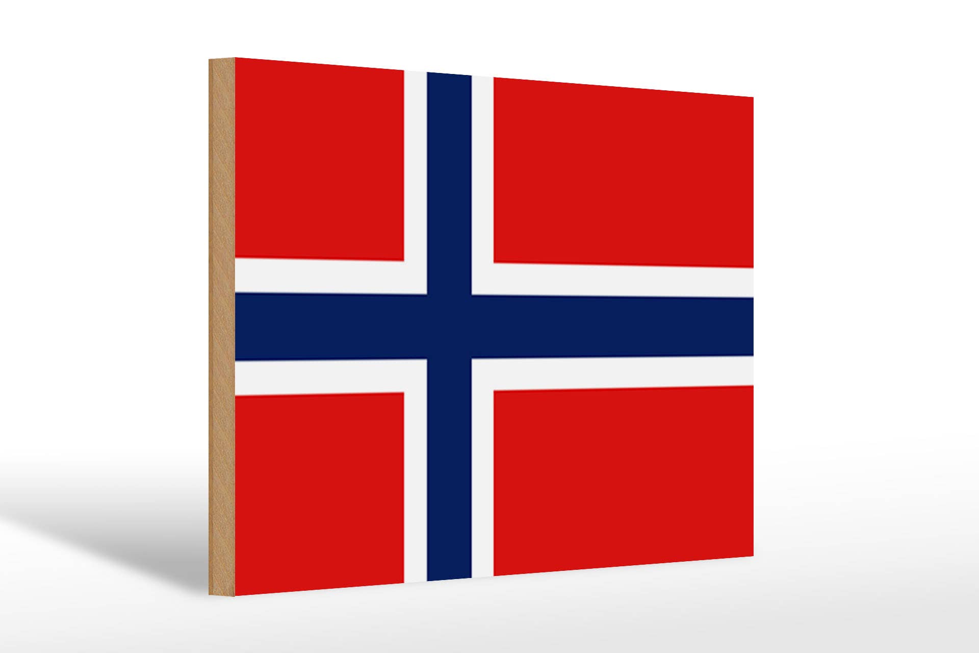 Femer - Wholesale Flag - Flag of Norway wooden sign 30x20cm Flag of Norway0