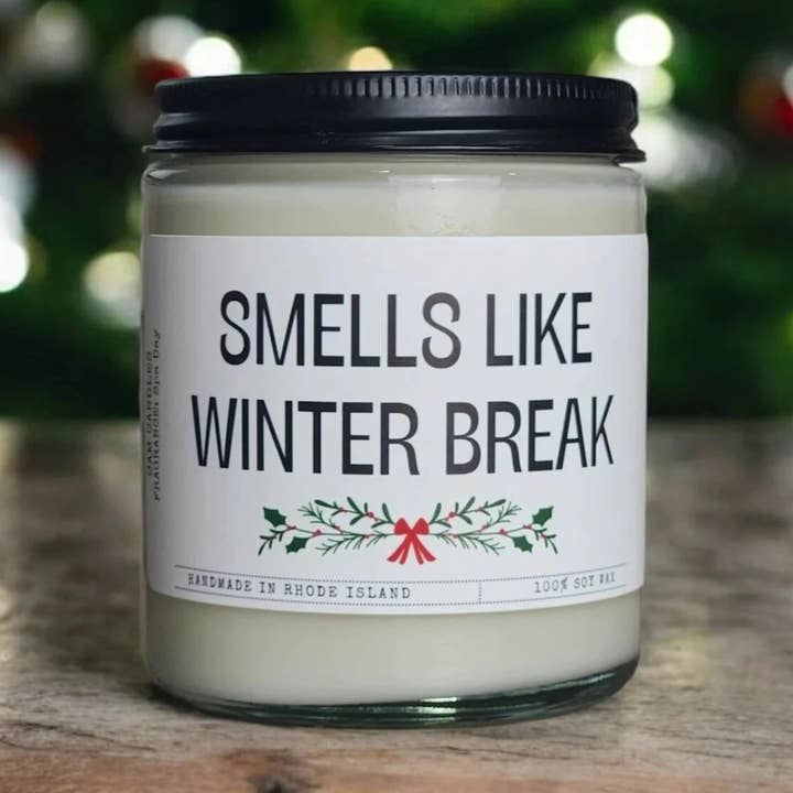 Cam Candles - Wholesale Jar/Filled Candle - Smells Like Winter Break - Soy Candle0