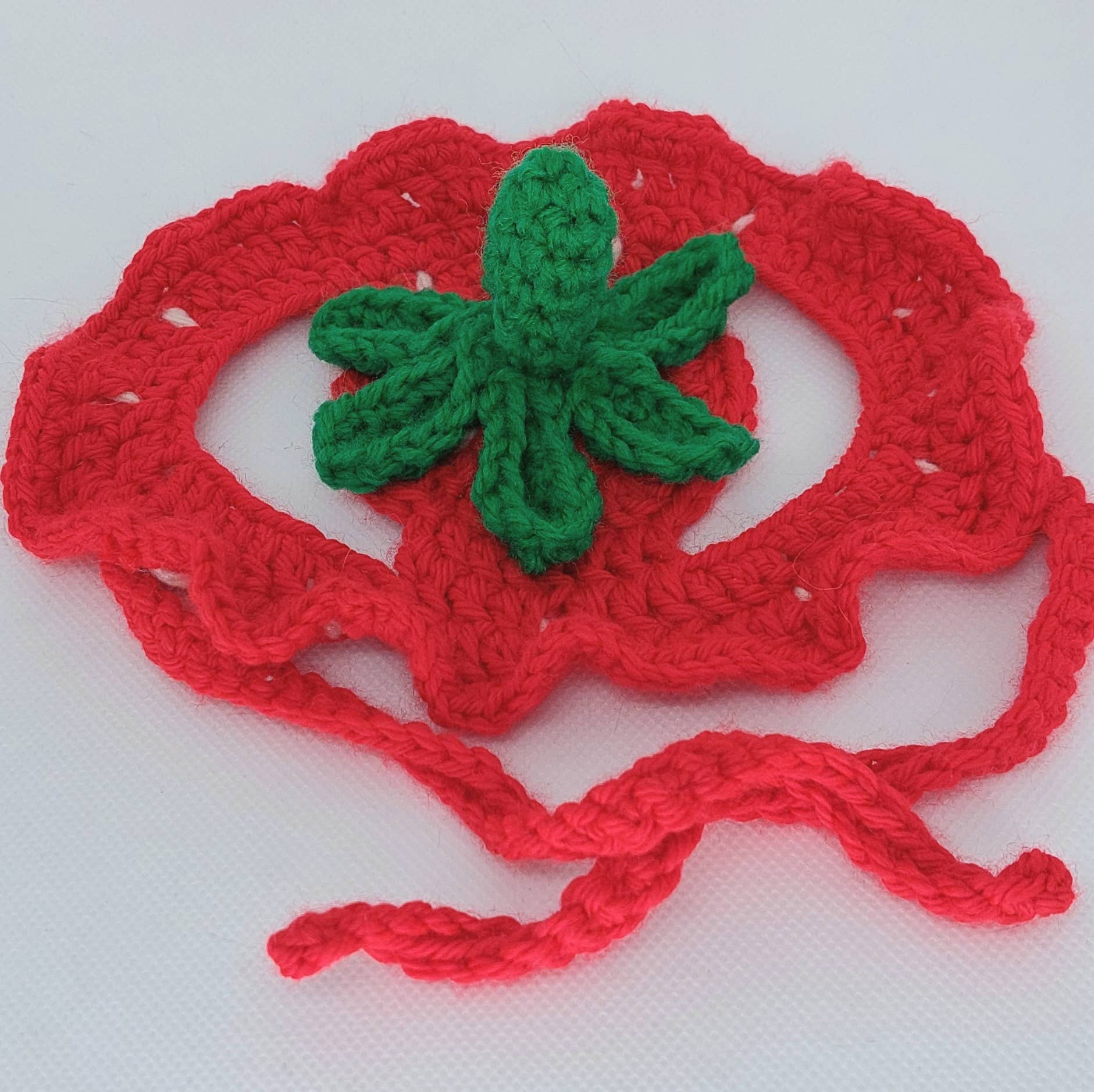 Glitter Ghost Clothing and Accessories – Engroshandel Hundehat - Hund – Hæklet Jordbærhue - Kattehjelm - Pet Hat5