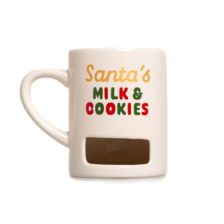 Pearhead - Wholesale Coffee Mug - Santa’s Milk & Cookies Mug, Christmas Mug