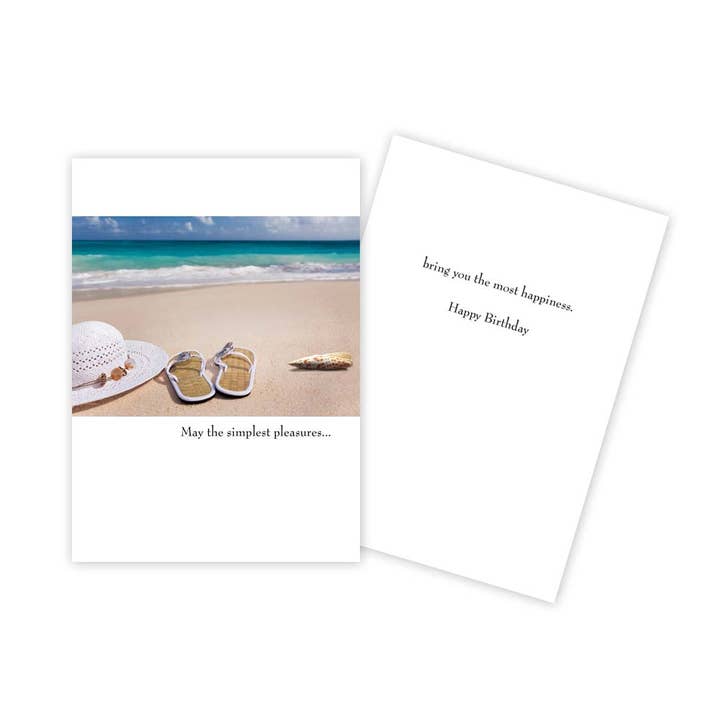 Coastal Beach Birthday Card for wholesale by Sun Day Greetings