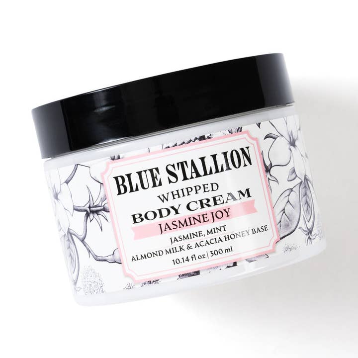 Blue Stallion Farm - Wholesale Body Cream/Lotion - JASMINE JOY ALMOND MILK & ACACIA HONEY WHIPPED BODY CREAM0